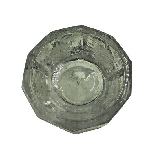 Votive Candle Holder Frosted Christmas Tree Thick glass Tealight 3 Inch Etched - Picture 5 of 8